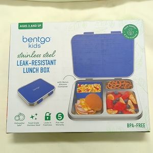 Bentgo Kids Stainless Steel Lunch Box NEW in box GREAT HOLIDAY GIFT!